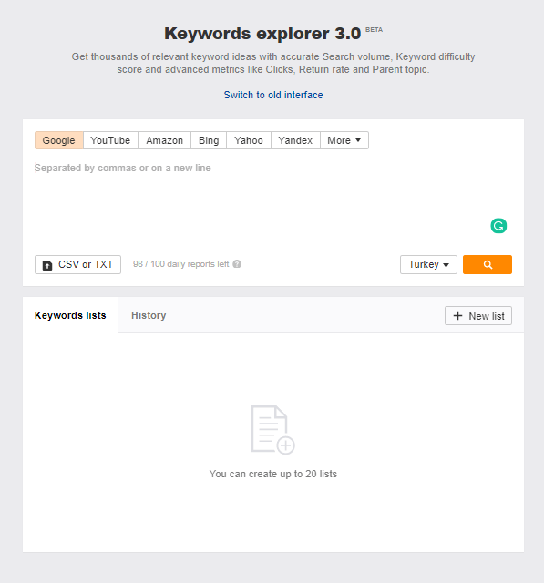 keyword-explorer