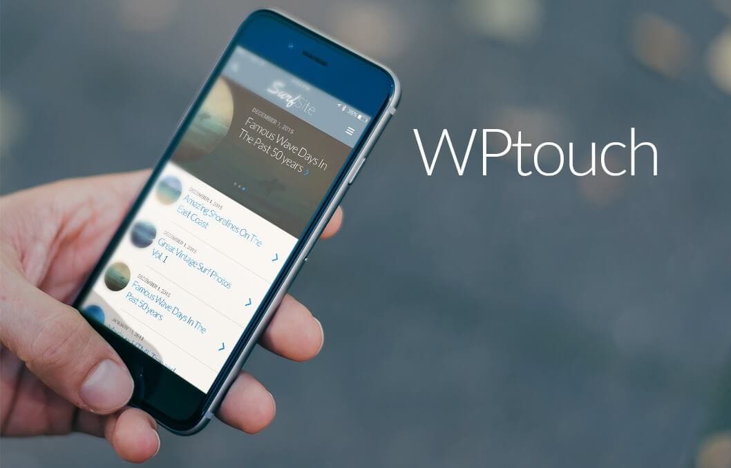 WPTouch Mobile Plugin eklentisi