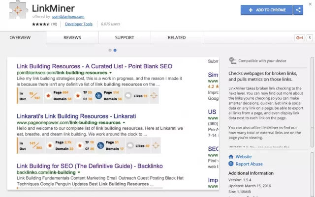 LinkMiner