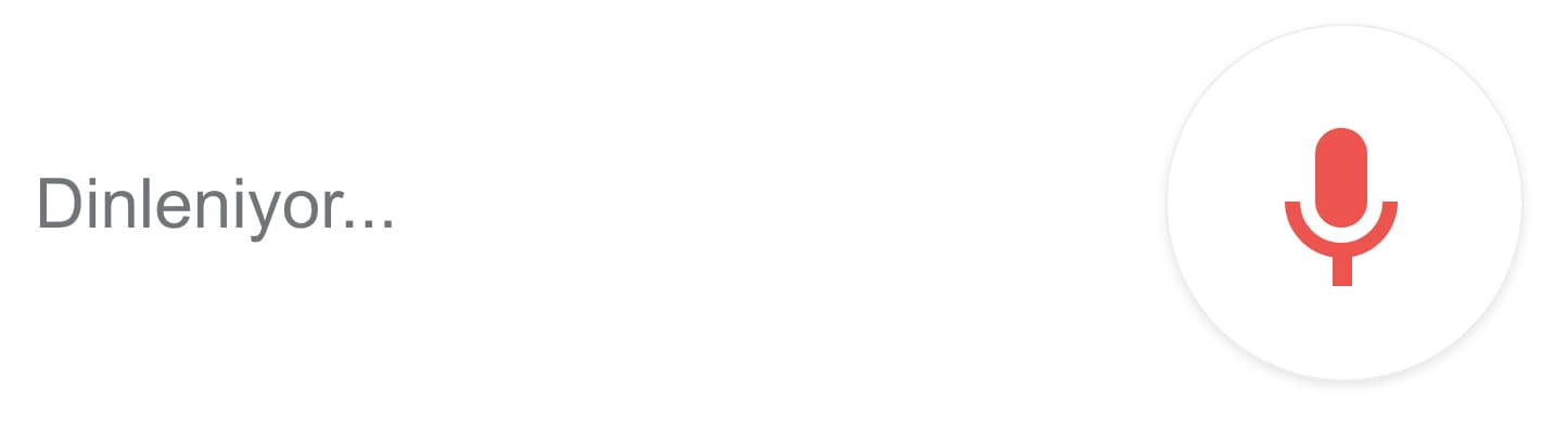 Google Sesli Arama