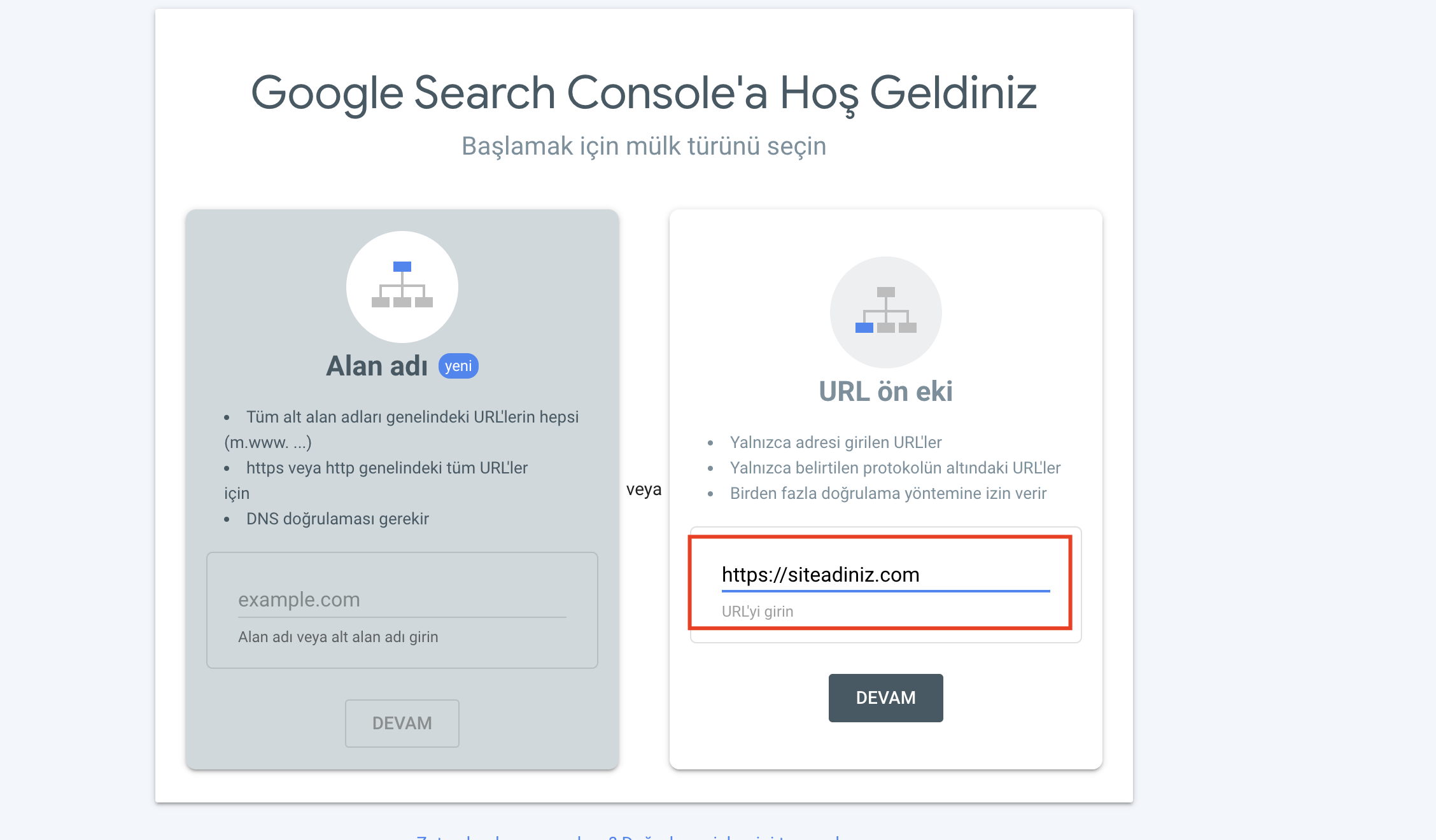 search-console-site-ekleme