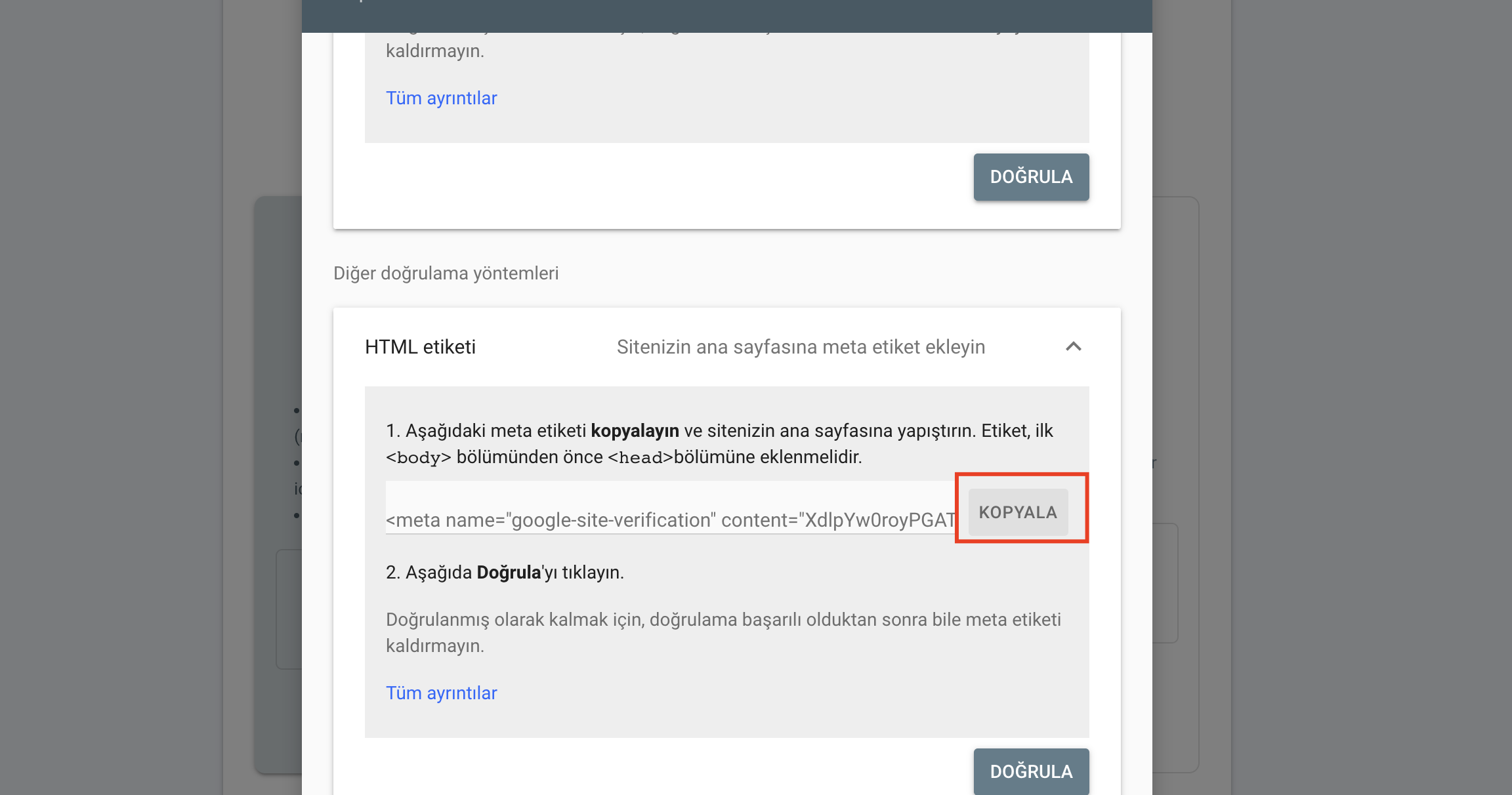 search-console-dogrulama