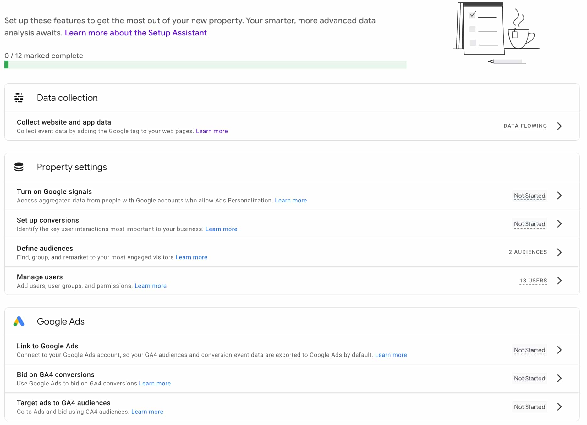 GA4 Kurulumu Tamamlama Adımları