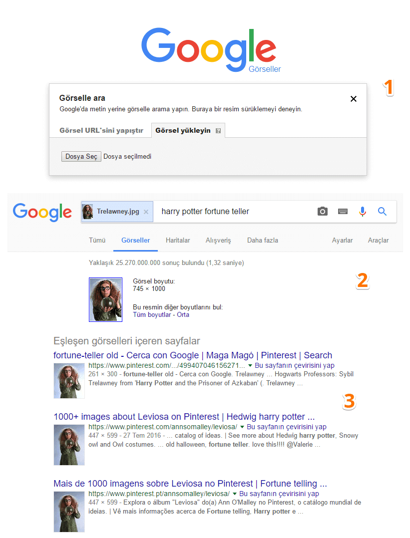 Google Eşleşen Görseller