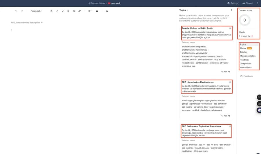 what is ai content helper