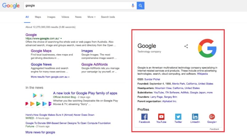 google json
