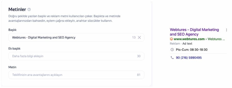 yandex reklam kampanyası oluşturma 7