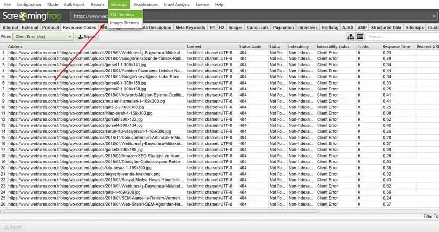 Screaming Frog Memory Configuration