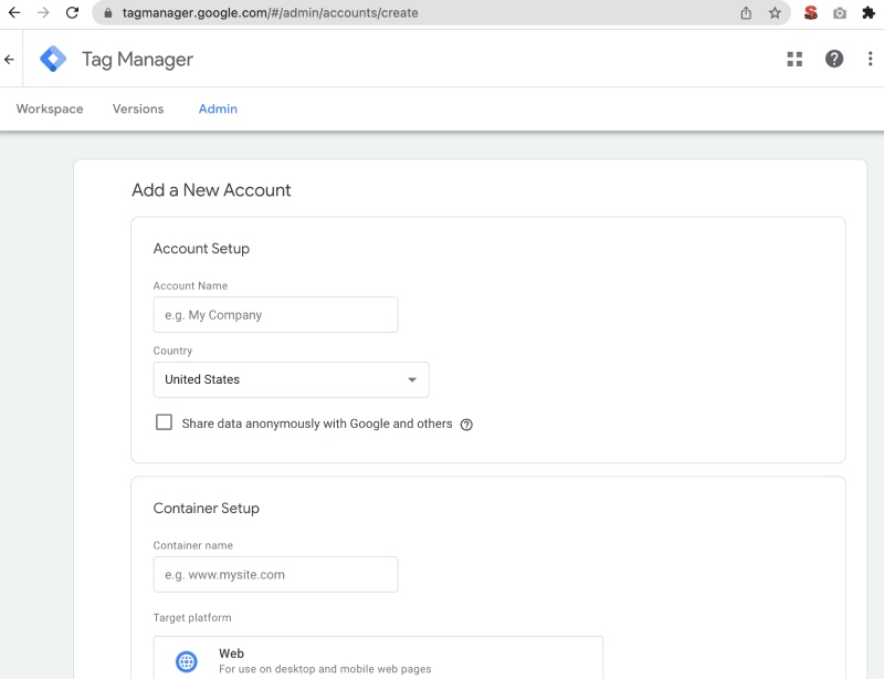 Google Tag Manager Kurulumu