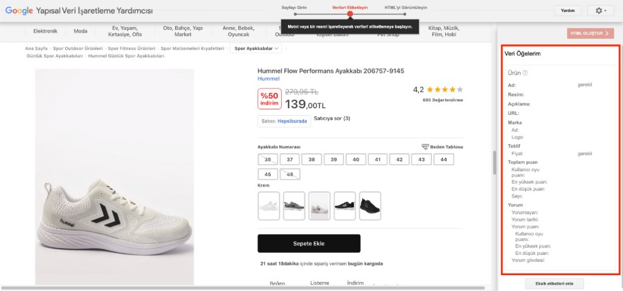 Yapısal veri test aracı 2