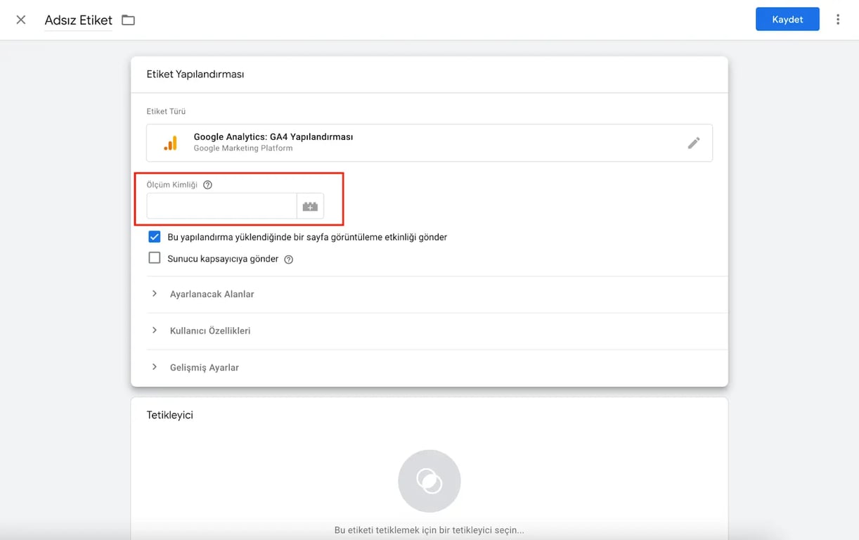 Google Analytics 4 Kurulumu 22