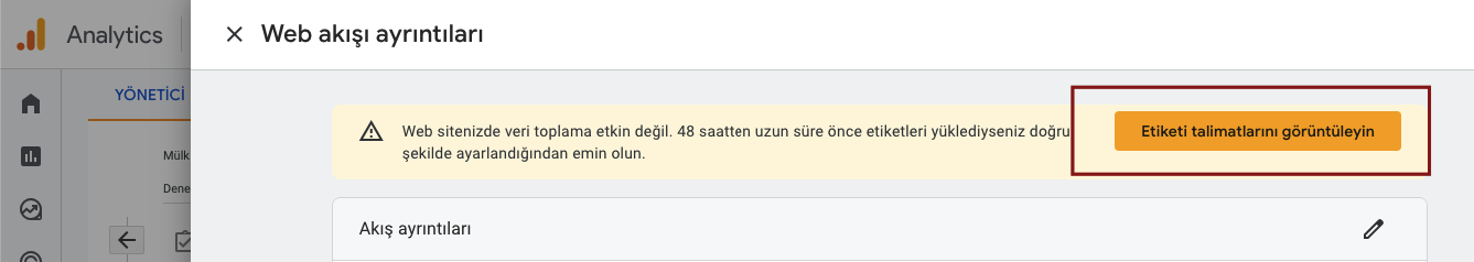Google Analytics Hesap