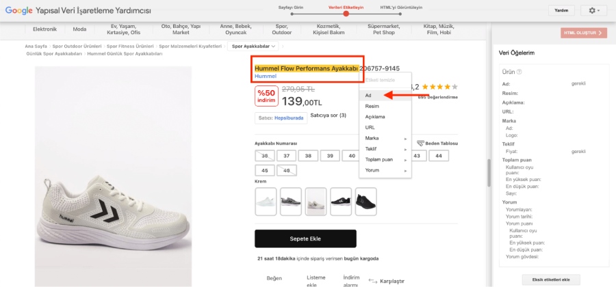 Yapısal veri test aracı 3