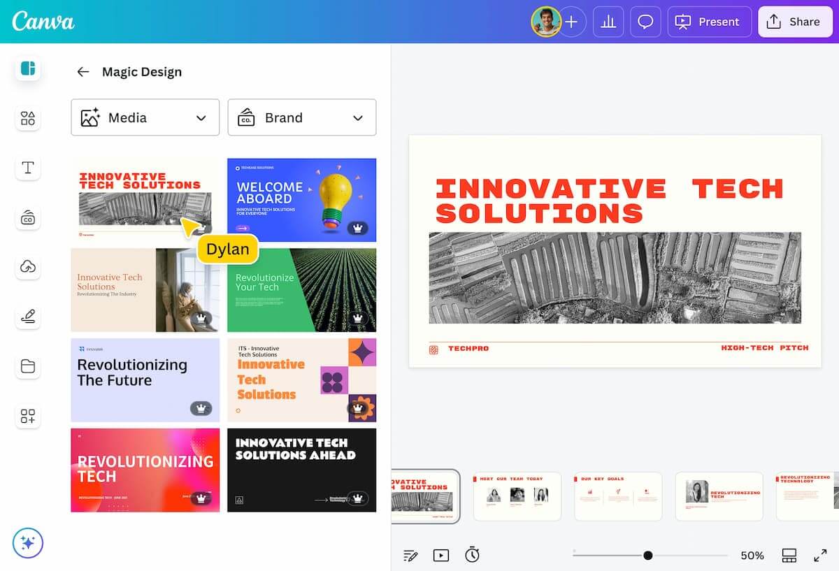 gamma app sunum